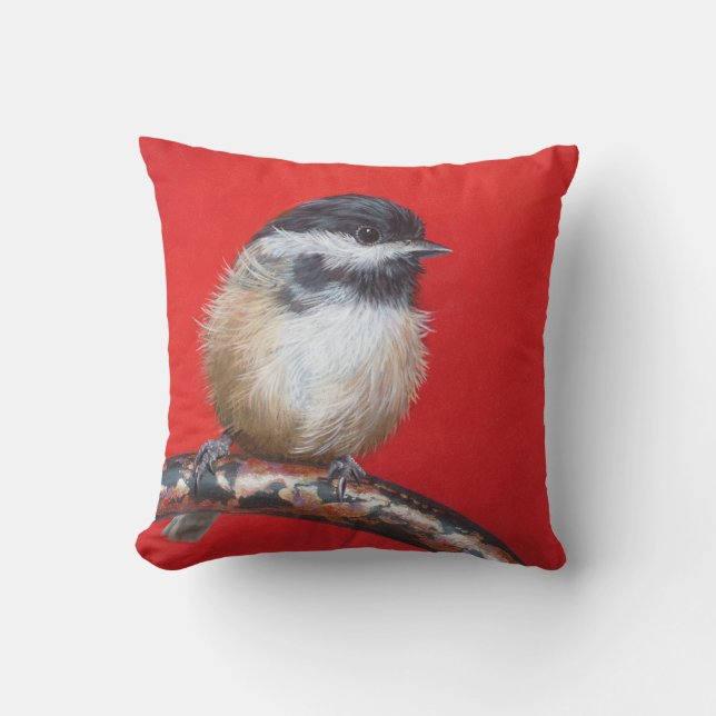 Pillow "meinen kleinen Chickadee" durch Camille Kissen (Vorderseite)