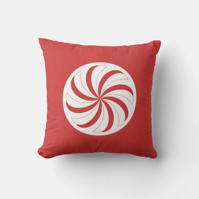 Pillow Mint Swirl Kissen (Vorderseite)