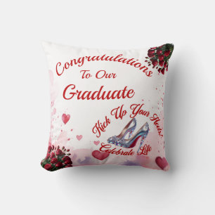 Pillow mit benutzerdefinierten Abschlussrosen und Kissen