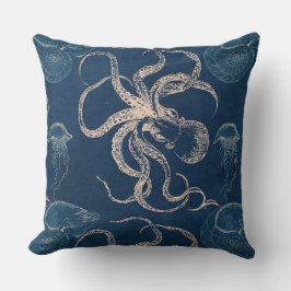 PILLOW "Nautic/Octopus" Kissen