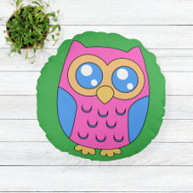 pillow owl kid bird