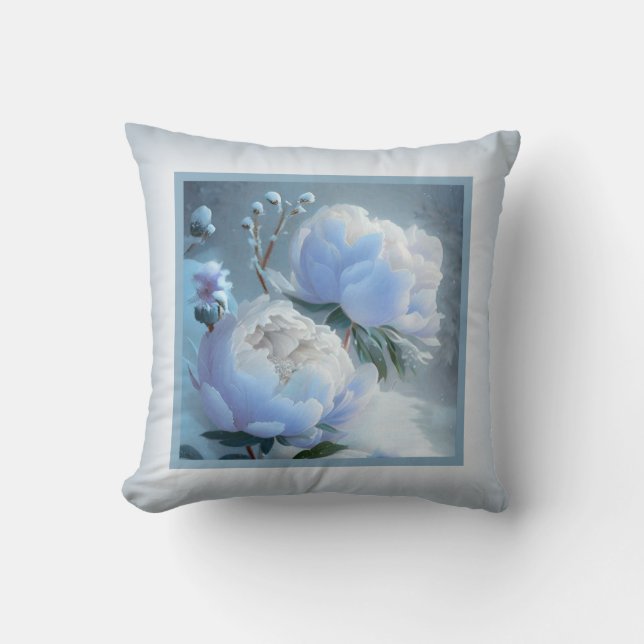 Pillow - romantische Blütenpracht, Blume Peak, Pao Kissen (Vorderseite)
