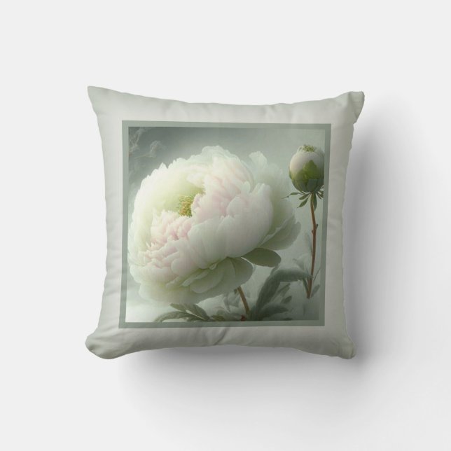 Pillow - romantische Blütenpracht, Blume Peak, Pao Kissen (Vorderseite)