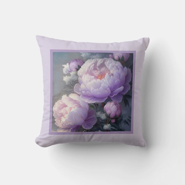 Pillow - romantische Blütenpracht, Blume Peak, Pao Kissen (Vorderseite)