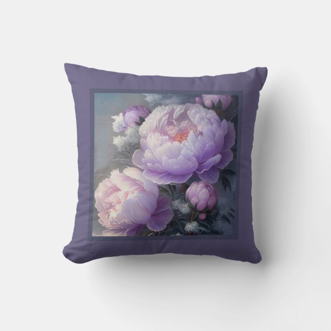 Pillow - romantische Blütenpracht, Blume Peak, Pao Kissen (Vorderseite)