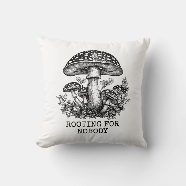 Pillow, Rooting für Niemand Wohngestaltung Kissen (Vorderseite)