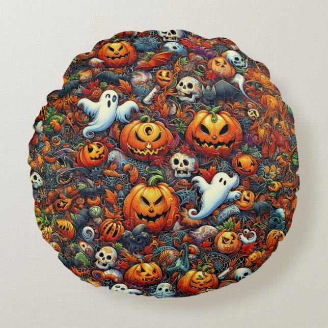 Pillow Rundes Kissen (Vorderseite)