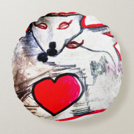 PILLOW RUNDES KISSEN