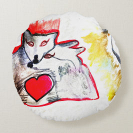 PILLOW RUNDES KISSEN