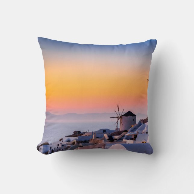 Pillow Santorini Oia Kissen (Vorderseite)