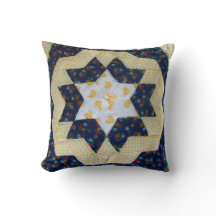 Pillow - Star Quilt Muster