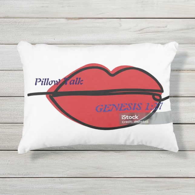 Pillow Talk Kissen Für Draußen (Vorderseite)
