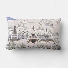 Pillow " Timberline Lodge Winter" Lendenkissen