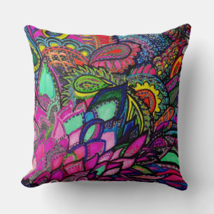 Pillow Zen Tangle Naher Patentin Michele Zurine Kissen