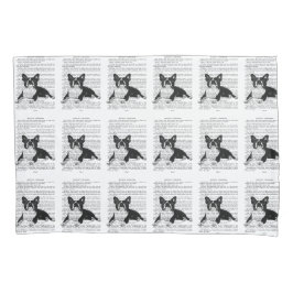 PILLOWCASE - BOSTON TERRIER- STANDARDGRÖSSE KISSENBEZUG