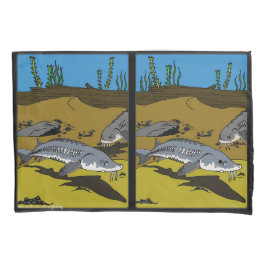PILLOWCASE - LAKE STURGEON COLORING PAGE KISSENBEZUG