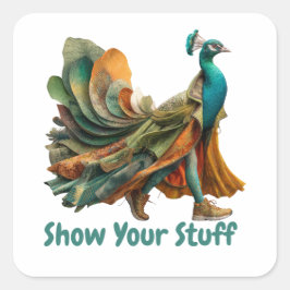 Pillowcase Quadratischer Aufkleber