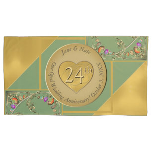 Pillowcase zum 24. Opal-Jubiläum Kissenbezug
