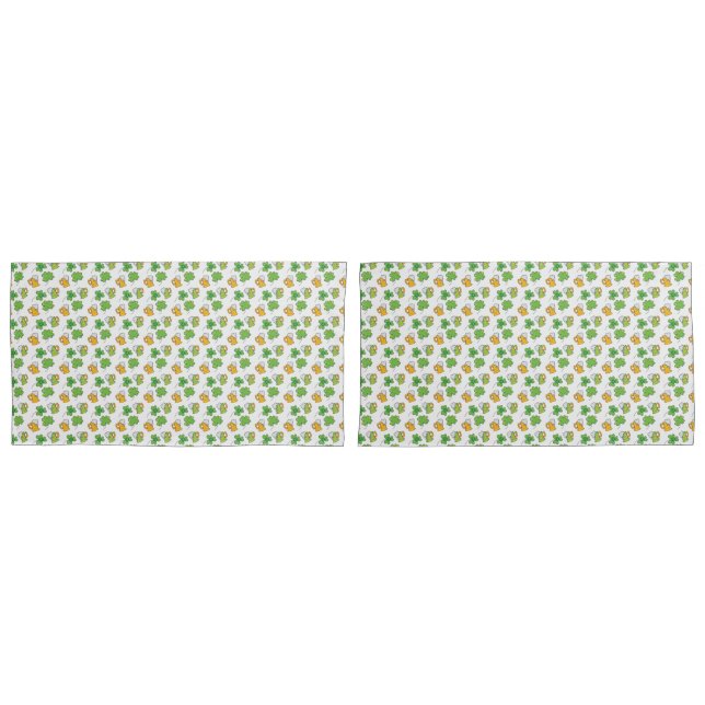Pillowcases am St. Patrick's Day Kissenbezug (Vorderseite-Set)
