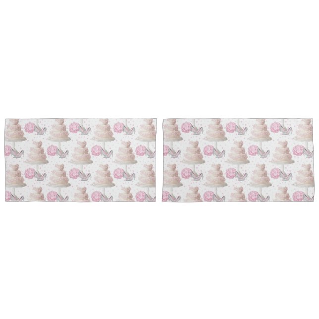 Pillowcases für Hochzeiten Kissenbezug (Vorderseite-Set)