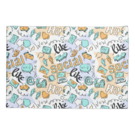 Pillowcases für soziale Medien Kissenbezug