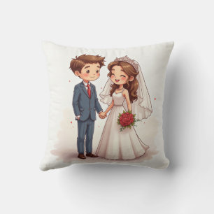 Pillows-Kissen zum Hochzeitstag Kissen