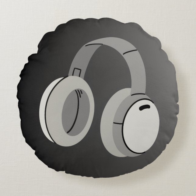 Pillows Tech Rundes Kissen (Vorderseite)