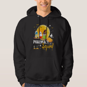 Pills Pharmacy Crew Pharmacy Squad Happy Hallowe Hoodie