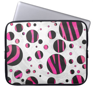 Piloka Dot Zebra Laptopschutzhülle