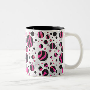 Piloka Dot Zebra Zweifarbige Tasse