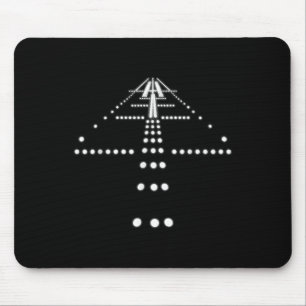 Pilot Art für Frauen Luftfahrzeug Mousepad