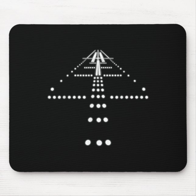 Pilot Art für Frauen Luftfahrzeug Mousepad (Vorne)