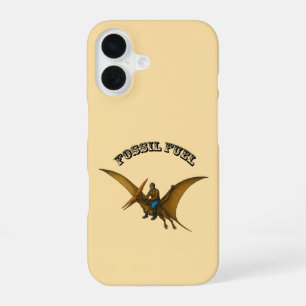 Pilot auf einem fliegenden Pterosaurier-Dinosaurie iPhone 16 Hülle