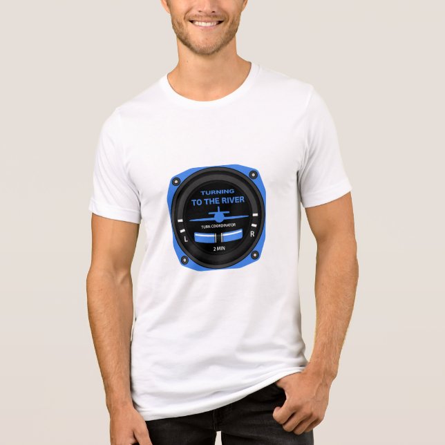 Pilot Aviation Geek Tri-Blend Shirt (Vorderseite)