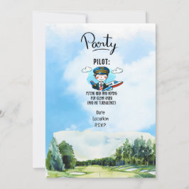 Pilot Aviation Industry Golfer beim Golfball Einladung