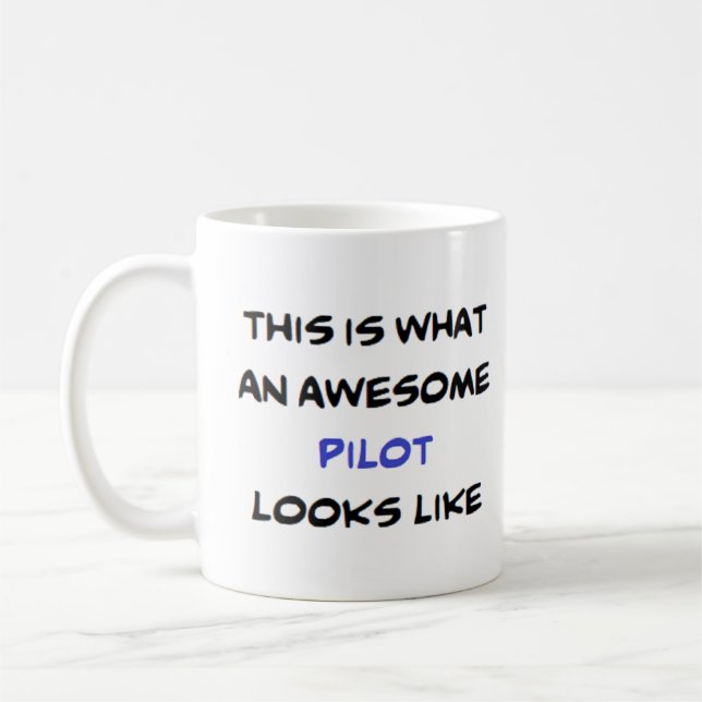 pilot, awesome kaffeetasse (Links)