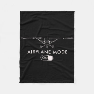 Pilot C172 Fliegen Geschenk Flugzeug Mode Kurzarm Fleecedecke