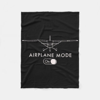 Pilot C172 Fliegen Geschenk Flugzeug Mode Kurzarm Fleecedecke