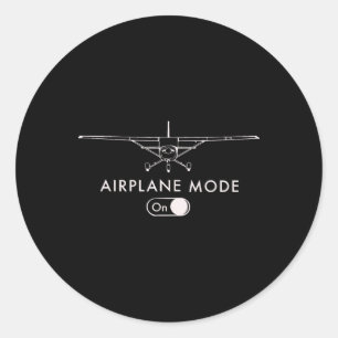 Pilot C172 Fliegen Geschenk Flugzeug Mode Kurzarm Runder Aufkleber