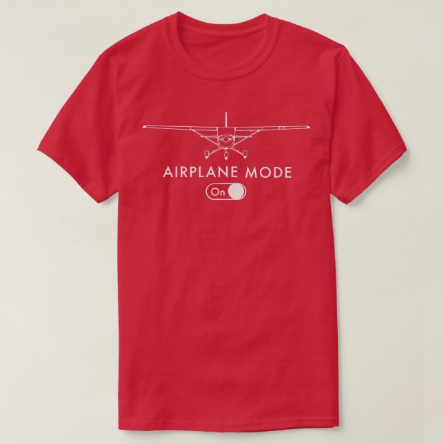 Pilot C172 Fluggeschenkflugmodus T-Shirt (Design vorne)