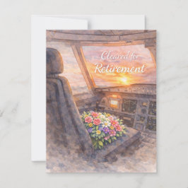 Pilot Cleared for Retirement Mitteilungskarte