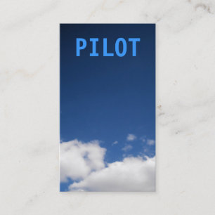 Pilot Clouds Business Card Visitenkarte