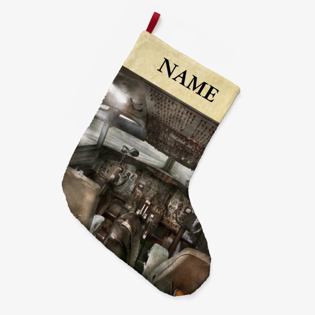 Pilot - Cockpit - wir benötigen einen Piloten oder Großer Weihnachtsstrumpf (Vorderansicht (hängend))