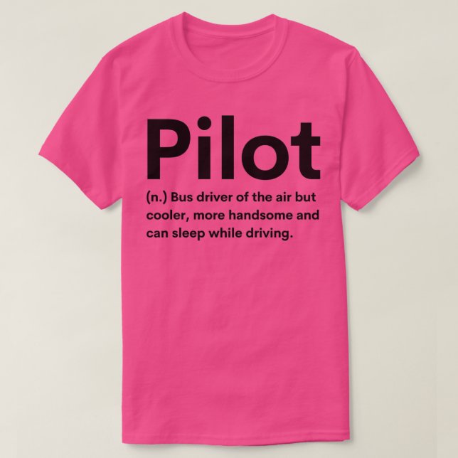 Pilot Definition 2 T-Shirt (Design vorne)