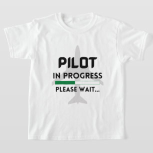 Pilot eines künftigen Piloten-Flugzeugs T-Shirt