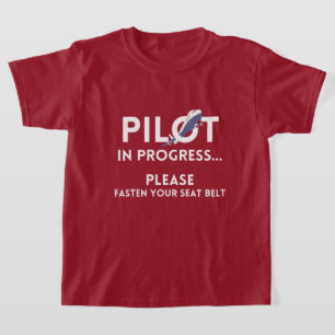 Pilot eines künftigen Piloten-Flugzeugs T-Shirt