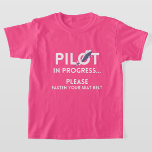 Pilot eines künftigen Piloten-Flugzeugs T-Shirt