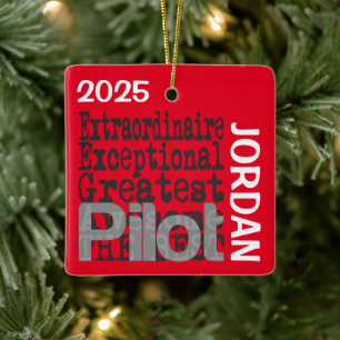 Pilot Extraordinator CUSTOM Keramikornament