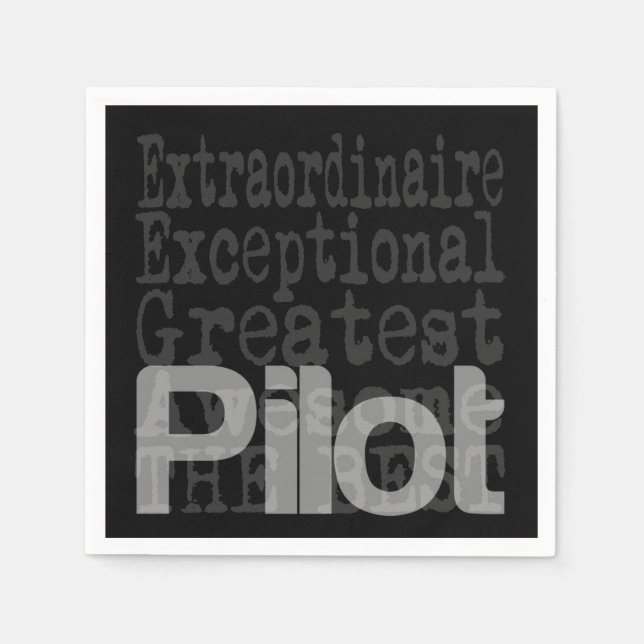 Pilot Extraordinator Serviette (Vorderseite)