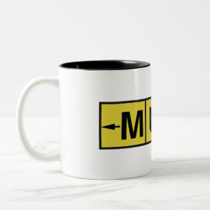 Pilot Flughafen Richtungs Tasse